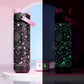 26 oz Insulated Water Bottle with 2-in-1 Straw and Spout Lid, Glow-in-the-Dark, 24H Cold, Leakproof, Fits in Car Cup Holder, Stainless Steel for Sports, Travel, and School (Twinkling Galaxy)