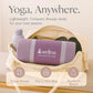 Yoga Towel Non Slip - Hand & Mat Towel for Yoga, Pilates & Fitness (Lavender)