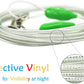 Petest 25ft Reflective Tie-Out Cable for Small Dogs Up to 35 Pounds