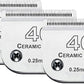 3PCS 40 Blades Dog Grooming Replacement Blades Compatible with Andis Dog Clipper,Ceramic Blade & Stainless Steel Blade