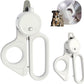 Professional Dog and Cat Nail Clippers with Lights to Illuminate Nails or Blood Lines for Safe Trimming，Sharp Stainless Steel Pet Nail Trimmers with Safety Guard to Avoid Overcutting for Small Animals
