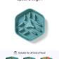 LE TAUCI PET Dog Slow Feeder Bowl Ceramic,3 Cups Puzzle Food Bowl for Small Medium Large Breed, Dog Bowls to Slow Down Eating, Maze