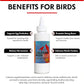 Morning Bird Calcium Plus Liquid Supplement for Birds - Liquid Calcium Formula with Magnesium and Vitamin D3 Calcium Supplement for All Birds – 4 Fl Oz