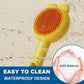 Cat Brush for Short or Long Haired Cats Dogs Rabbits, Cute Dog Brush with Release Button for Massage and Removes Loose Fur