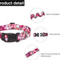 Mercano Adjustable Dog Collar - Special Design Patterns, Soft Nylon Comfortable Durable Pet Collar for Small Medium Large Dogs (S, Colorful Flower)
