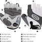 CXWXC Cycling Gloves for Men Women - Breathable Gel Road Mountain Bike Riding Gloves - Anti-Slip Bike Glove for Fitness Cycling Training Outdoor Sports