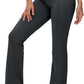 baleaf Women's V Crossover Flare Leggings with Pockets Yoga Pants High Waist Casual Workout Gym Bell Bottom Leggings