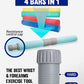 GD Twist Grip Adjustable Resistance Bar for Wrist Strength, Relieves Tendonitis Pain & Improve Grip Strength, Forearm Strength Trainer, Hand Exerciser Bars, Wrist and Elbow Strengthener, Multi-Flex