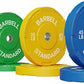Mikolo Weight Plates 2 Inch, Bumper Plates with Enhanced Grip, Olympic Weight Plates for Strength Training and Weight Lifting