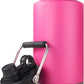Kerilyn Insulated Gallon Jug with Handle, One Gallon, 128oz Stainless Steel, Large Double Vacuum Water Bottle for Hot & Cold Drinks, Wide Mouth, Sweat Proof, Great for Travel, Camping, Pink
