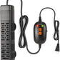 HiTauing Aquarium Heater, 50W/100W/200W/300W/500W Submersible Fish Tank Heater with Over-Temperature Protection and Automatic Power-Off When Leaving Water for Saltwater and Freshwater