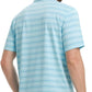 Rouen Mens Golf Shirt Moisture Wicking Dry Fit Performance Stripe Casual Collared Short Sleeve Golf Polo Shirts for Men