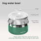 Gardner Pet Dog Bowls 1 Gallon (3.85L) Stainless Steel No Spill Dog Water Bowl, Slow Water Feeder Metal Bowls, Spill Proof Water Dispenser for Large Dogs, Promotes Healthy Hydration