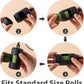 SLSON 3Pack Dog Poop Bag Holder for Leash Lightweight Pet Waste Bag Dispenser with Leash Attachment Portable Plastic Doggie Poop Bag Dispensers,Blue Green Black
