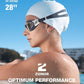 ZIONOR G1 Polarized Swimming Goggles for Unisex Adult Women Anti Fog 100% Anti UV Diving Goggles
