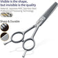 4.5" Thinning Shears for Dogs Grooming Face with Safety Round Tip for Small Dogs Face Paw Ears Trimmer Professional Small Cat Grooming Scissors (4.5" Blender, Gray)