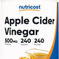 Nutricost Apple Cider Vinegar Capsules 500mg, 240 Vegetarian Capsules - Natural, Vegetarian, GMP, Non-GMO and Gluten Free