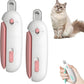 Celery Pets Nail Clippers, Adjustable Claw Clippers for Cats, Round-Hole Trimmer with Dust Storage, Safe Pet Claw Clipper Grooming Tool, Adjustable Nail Cutter for Small Large Cat/Dog (2*Pink)