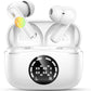 Bluetooth 5.4 Headphones, 2025 Wireless Earbuds 3D Hi-Fi Stereo Bass Ear Buds, 4 ENC Noise Cancelling Mic, 3g USB-C in-Ear Earphone Sport, IP-X7 Waterproof Workout Gym for Android iOS Laptop Pad