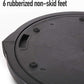 Bosu Balance Ball Exercise Trainer, Home Gym Equipment w/ Guided Workouts & Pump, 26", Blue - Inflatable Fitness Platform for Strength Training, Standing, Balancing, and Core Workout