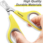 Professional Cat Nail Clipper, Stainless Steel Cat Nail Trimmer for Small Animals, with Sharp Blade and Anti-Slip Handles for Safe and Effective Grooming