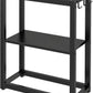 10-20 Gallon Fish Tank Stand with Storage Shelf, Aquarium Stand Measuring 24.8" W x 9.5" D x 30.1" H with Hooks,Heavy Duty Metal Turtle Reptile Tank Stand, Easy Assemble