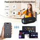 Portable Karaoke Machine, Bluetooth Speaker with Microphone, Three Echo Levels, Indoor and Outdoor Modes, IPX6, BT 5.3, Supports AUX, TF, USB