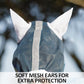 Schneiders Dura-Mesh II Fly Horse Mask with Ears | Reflective Safety Strips | 1000D Poly Vinyl Mesh | 70% UV Protection