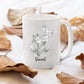 Fox Coffee Cup 11 Oz 15 Oz, Personalized Fox Mug Gift For Men Women Foxes Lover Daughter Son, Customized Name Animal Accent Coffee Mug, Foxes White Ceramic Cup Gift For Birthday Christmas Holiday