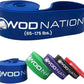 WOD Nation Pull Up Assistance Bands (10-175lbs Band) - Best for Pullup Assist, Chin Ups, Resistance Bands Exercise, Stretch, Mobility Work & Serious Fitness - 41 inch Straps