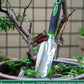 ESOW Garden Tool Set, 3 Piece Cast-Aluminum Heavy Duty Gardening Kit Includes Hand Trowel, Transplant Trowel and Cultivator Hand Rake with Soft Rubberized Non-Slip Ergonomic Handle, Garden Gifts
