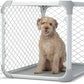 DIGGS Evolv Dog Crate - Slim, Durable Dog Kennel with Removable Ceiling Panel and Modular Design - Safe, Stylish, and Convenient (Ash, Intermediate)