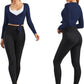 Women Tie Front Shrug Long Sleeve Bolero Cardigan Lightweight Casual Tops