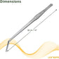 15 Inches Heavy Duty Reptile Feeding Tongs, Curved Aquarium Tweezers, Reptile Tongs, Fish Feeding Tongs, Reptile Feeding Tweezers, Long Tweezers for Aquarium and Terrarium