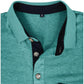 Men's Casual Polo Shirts Classic Button Basic Short Sleeve Shirt Solid Color Cotton Tees Golf Stylish Tops