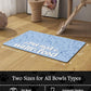 Pet Feeding Mat-Absorbent Dog Mat for Food and Water Bowl-No Stains Quick Dry Water Dispenser Mat-Dog Accessories Pet Supplies-Bowl for Messy Drinkers（PAW,23"x34"