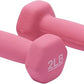 Amazon Basics Neoprene Dumbbell Hand Weights for Exercise and Muscle Toning