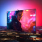 Govee Envisual TV LED Backlight T2 with Dual Cameras, 11.8ft RGBIC Wi-Fi LED Strip Lights for 55-65 inch TVs, Double Strip Light Beads, for Home Decorations, Smart App Control, Music Sync