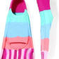 Kids Swim Fins,Short Kids Fins Youth Swimming Flippers for Lap Swimming Training for Children Girls Boys Beginners