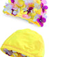 WINOMO Fashionable Swim Cap Floral Petal Stylish Swimming Hat Bathing Caps Size L for Women