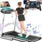 SYTIRY Treadmills for Home with TV Screen and WiFi,Smart Foldable Treadmill Machine,3D Virtual Sports Scene,HiFi Speakers,Popular APP for Social Networking,Video,and Search,Walking Treadmill