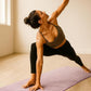 Yoga Towel Non Slip - Hand & Mat Towel for Yoga, Pilates & Fitness (Lavender)