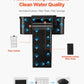 VEVOR Fish Tank Aquarium, 2 Gallon Arch Ultra-Clear GPPS Starter Smart Tank Adjustable 3 Color Lighting, Self Cleaning System Fishbowl for Freshwater & Saltwater Fish Home, Office, or Pet Use