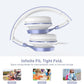 AILIHEN Kids Headphones for School Boys, Headphones with Microphone for Chromebook Laptop Computer Smartphone, 3.5mm Foldable Lightweight Headset for Teen Teenager (Violet)