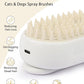 6 in 1 Cat Steam Brush for Shedding, Portable Anti-Static Grooming Comb for Cats & Dogs, Steam Misting Water Brush, Self-Cleaning Pet Hair Remover, Indoor Cat Spray Brushes for Cats & Dogs