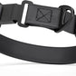 Dogline Biothane Waterproof Dog Collar with Herm Sprenger Black Stainless Steel Quick Release Buckle – Heavy Duty Tactical Durable Collar for Dogs – Comfortable and Safe Pet Collar W3/4" L12-19 Black