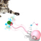 Interactive Cat Toys for Indoor Cats - Kitten Toy with Speedy Tail 2.0, Automatic Cat Toys for Bored Indoor Adult Cats, Motion-Activated, 2025 New Upgraded, USB Rechargeable (Pink)