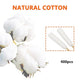 6 Inch Long Cotton Swabs of Medium and Large Pets Ears Cleaning or Makeup 400pcs