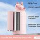 64 oz Insulated Water Bottle with 2-in-1 Straw and Spout Lid, Keep Cold 24H, Leak-Proof, BPA-Free, Double Wall Stainless Steel Water Bottle for Sports, Gym, Travel, and School (Cotton Candy)