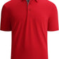 Alex Vando Mens Golf Shirt Moisture Wicking Quick-Dry Solid Short Sleeve Polo Shirts for Men